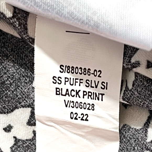 OLD NAVY Cotton Poplin Cutout Mini Dress - Black & Cream Floral Print - Picture 11 of 12